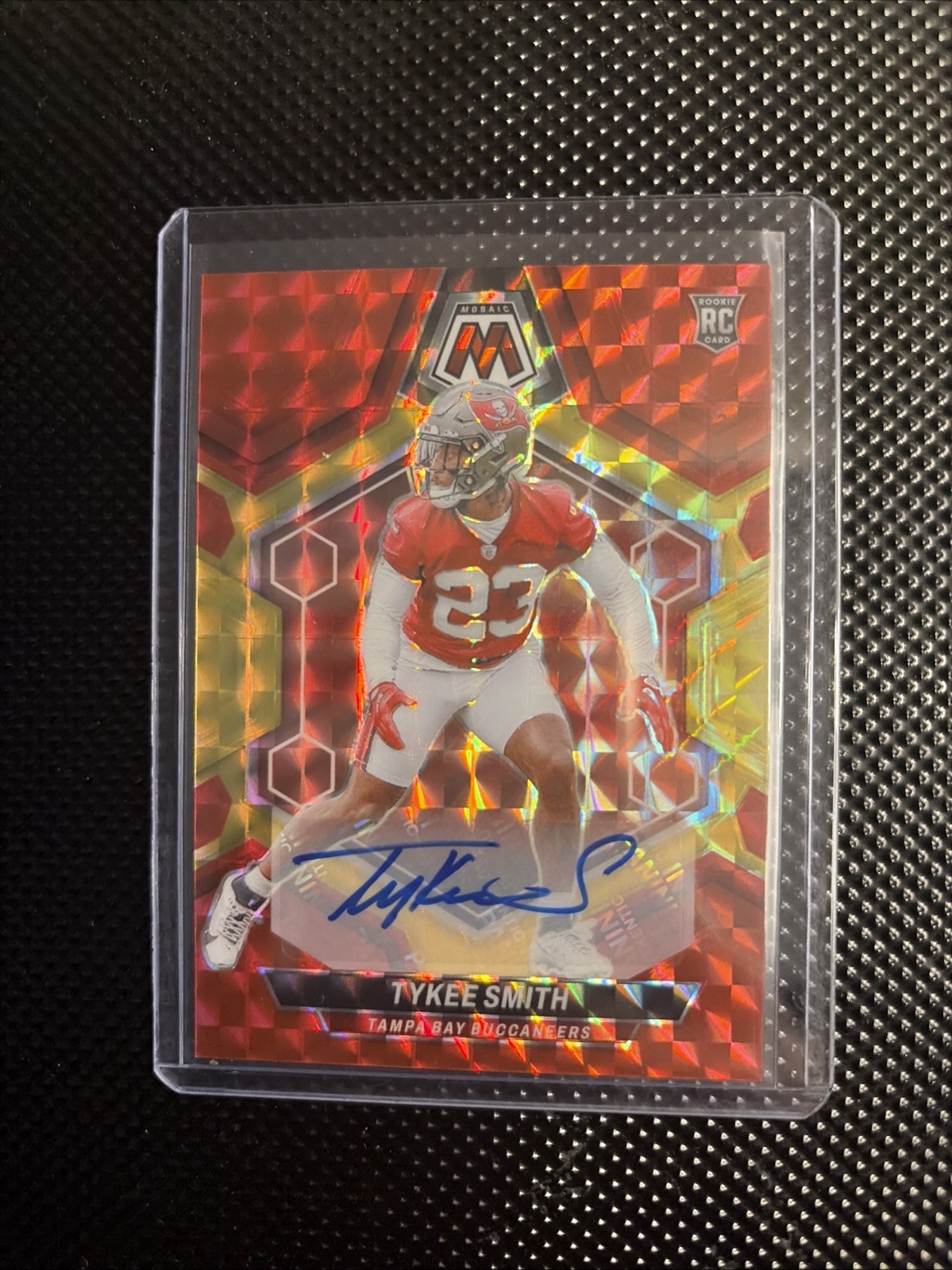 Tykee Smith Panini Mosaic #372 Autograph-Red
