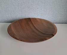 Kleine gedrechselte Schale aus Walnuss , Durchmesser 19,5cm Handarbeit, Unikat