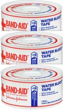 Band Aid Water Block Tape 1 inch x 10 yard Roll ( 3 pack )
