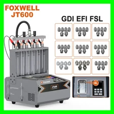 FOXWELL JT600 Nozzle Cleaner 3000ML Ultrasonic Injector Cleaning Machine GDI TSI