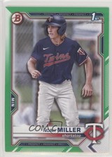 2021 Bowman Draft Green 50/99 Noah Miller #BD-109 0x1