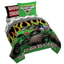 Monster Jam "Grave Digger" Kids Reversible Bed Set-W52697359174, AB0CLH963Y64