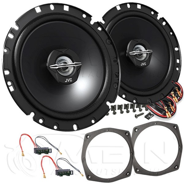 JVC Lautsprecher FüR VW Lupo 1998-2005 Heck Seite Hinten 2-Wege Koax 300W #Atbq-image