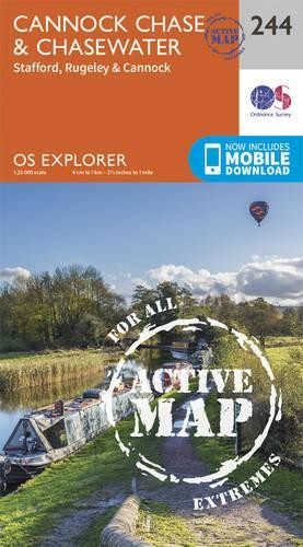 Cannock Chase & Chasewater Map  Weatherproof by Ordnance Survey (Map 2015) - Image 4
