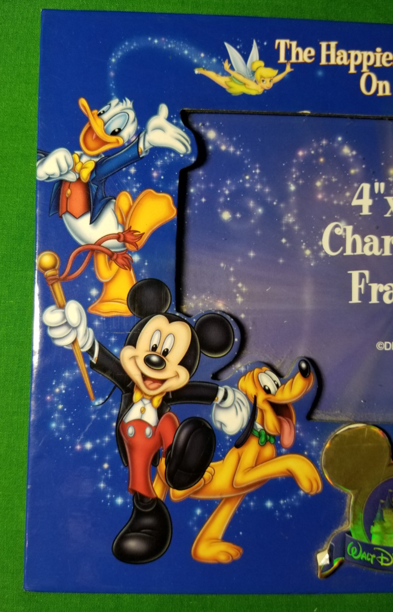 Vintage 2006 Walt Disney World Photo Frame 4x6 Character Frame