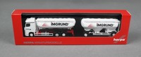"Herpa 319157 H0,1:87 Mb Actros Streamspace Eutersilo-HäNgerzug \"Imgrund\" Neu!"