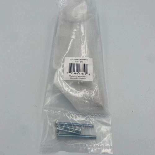 Atlas A881-BN Sleek Pull 5 1/16 Inch (c-c) - Brushed Nickel - Picture 2 of 2