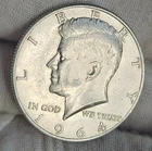 1964-D Kennedy Silver Half Dollar Denver Mint USA Collector Coin 90% 🔥AG
