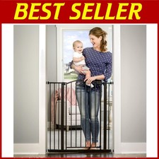 Convenient Walk-Through Baby Gate - Tested  Certified