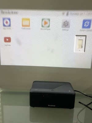 Brookstone Big Shot Projector Model 318490 (No Remote) JBL *READ*