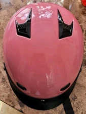 Ladies motorcycle half helmet Rodia DOT Pastel Pink Size Large 