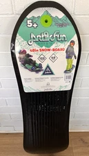 Premium Foam Snowboard Sled | Tow Rope and Handle | Sized for Youth and Adult...