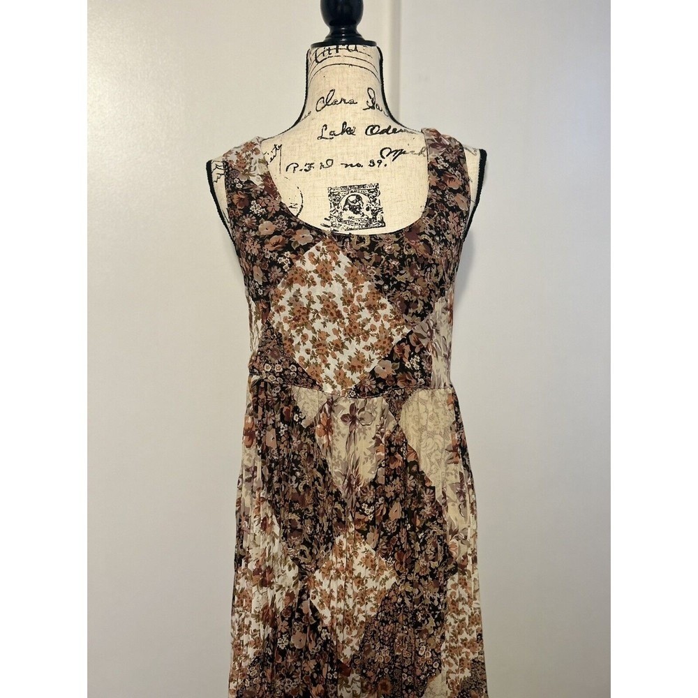 Vintage NC-17 Danielle Haven Patchwork Floral Max… - image 3