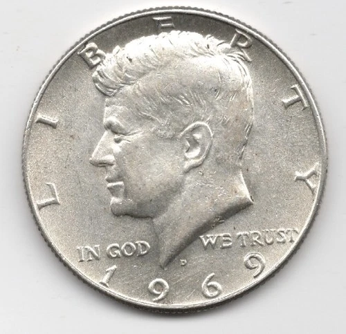 1969-D UNC KENNEDY HALF