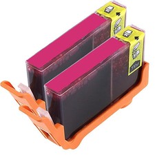 2 Pk 920xl Magenta Ink Fits HP Officejet 6000 6500 7000 with Ink Level
