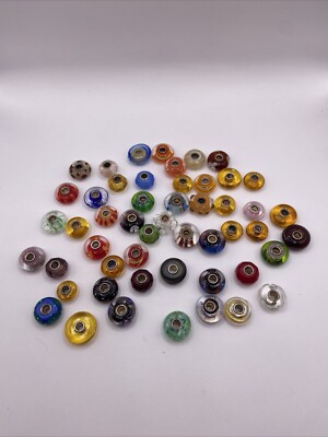 Lot of 51 Authentic Trollbeads 9255 LAA Silver