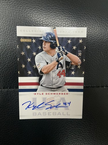 2013 Panini USA Baseball Kyle Schwarber RC Collegiate Auto /399 Autograph