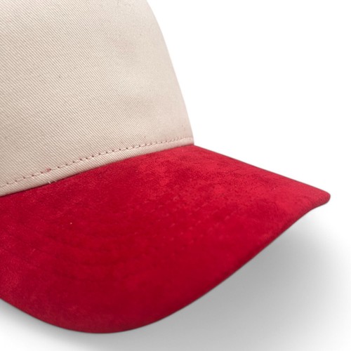 Gorra de béisbol Snapback ajustable 5 paneles Snapback sombrero gamuza visera ala para hombre - Imagen 3 de 19