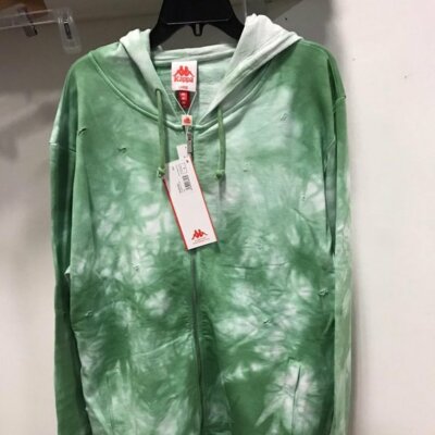 NWT Kappa full Sleeve Zipper Hoodie L