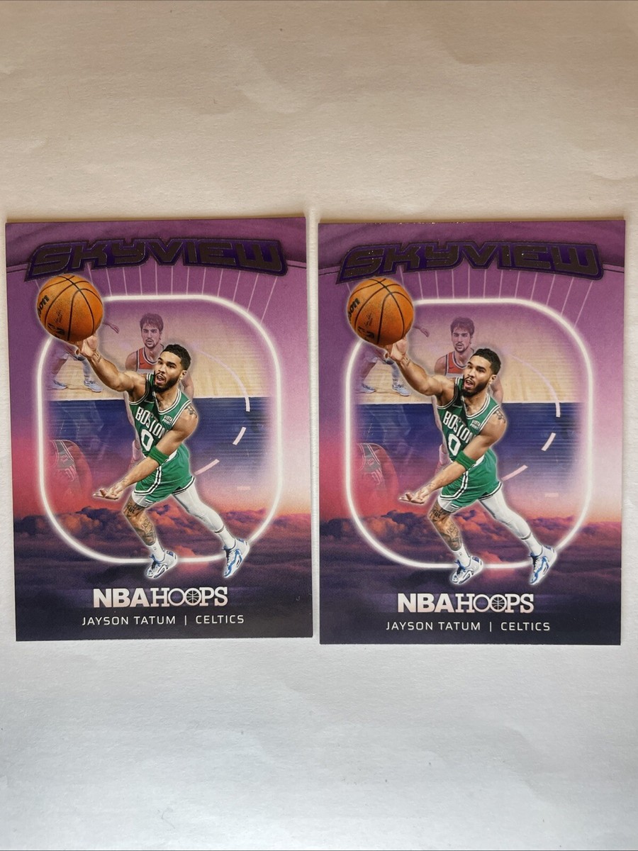x2 Jayson Tatum 2024-25 Panini NBA Hoops SkyView #18 Boston