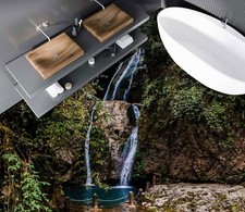 3D Waterfall FZ2305 Floor WallPaper Murals Epoxy Floor Print Decal UK Amy