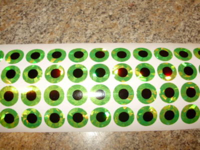 Cosiki Esca con occhi di pesce, occhi di pesca, diametro 4 mm, buona Cosiki Esca con occhi di pesce, occhi di pesca, diametro 4 mm, buona