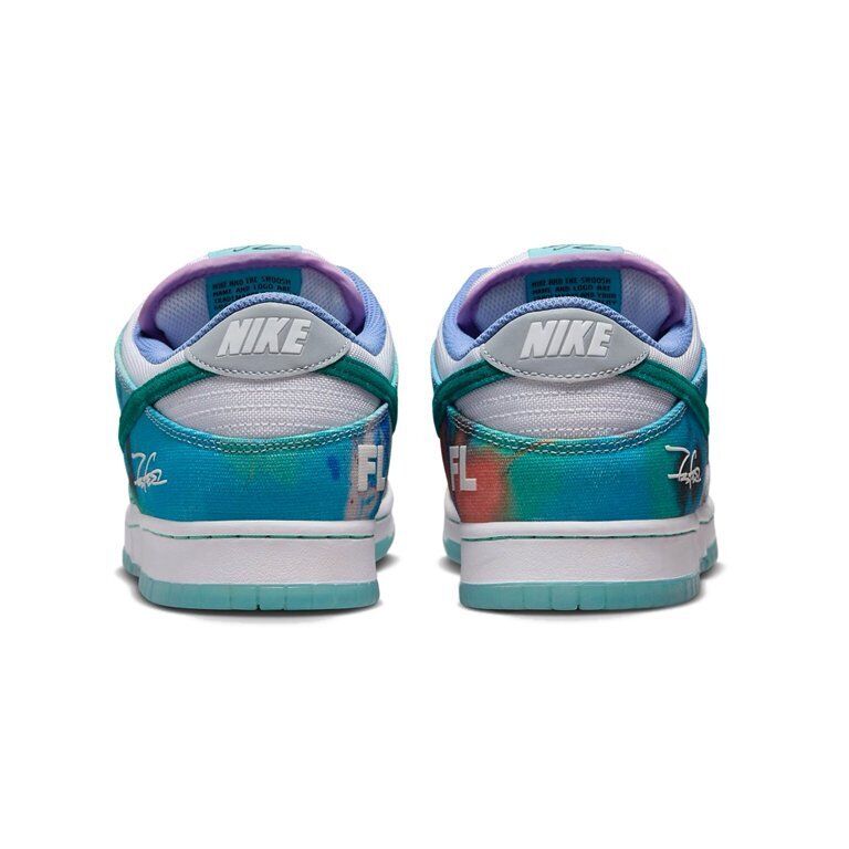 Futura Nike SB Dunk Low White Geode Teal HF6061-400 US 6 Futura Nike SB Dunk Low White Geode Teal HF6061-400 US 6