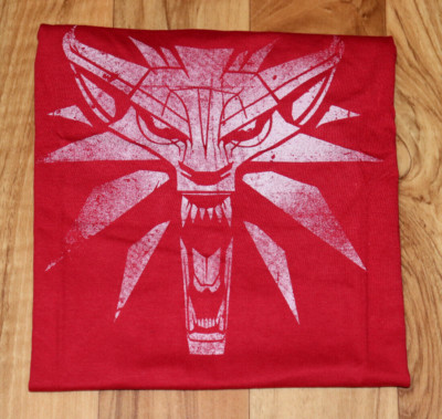 The Witcher 3 Wild Hunt White Wolf Promo Rare T Shirt Size : S