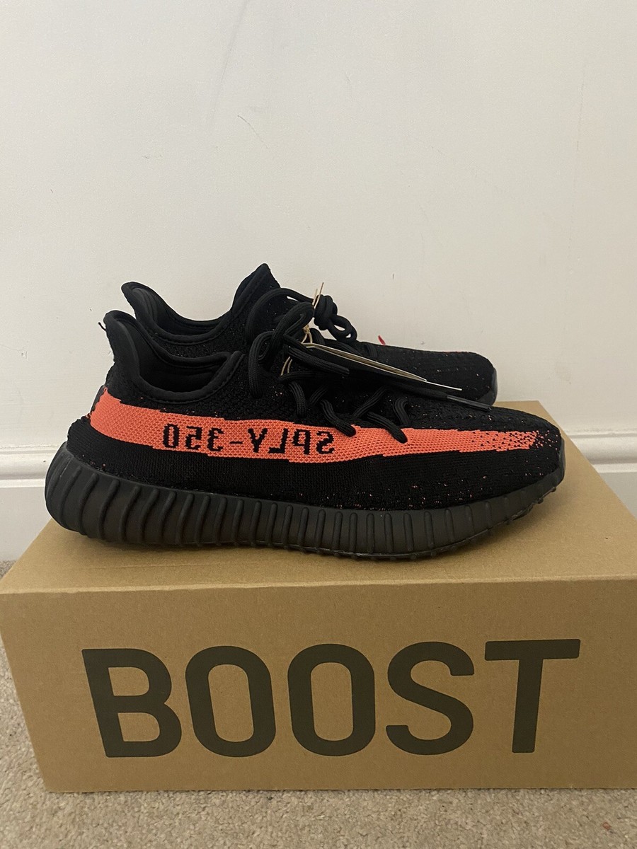 Yeezy Boost 350 V2 'Red Stripe' Size UK 100% Authentic UK