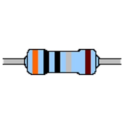Metallschicht-Widerstand 3 Ohm 1% 0,6W Bauform 0207 gegurtet