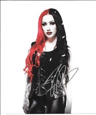 NEW YEARS DAY SIGNED  ASHLEY COSTELLA SIGNED PHOTO REPRINT CD LP #2