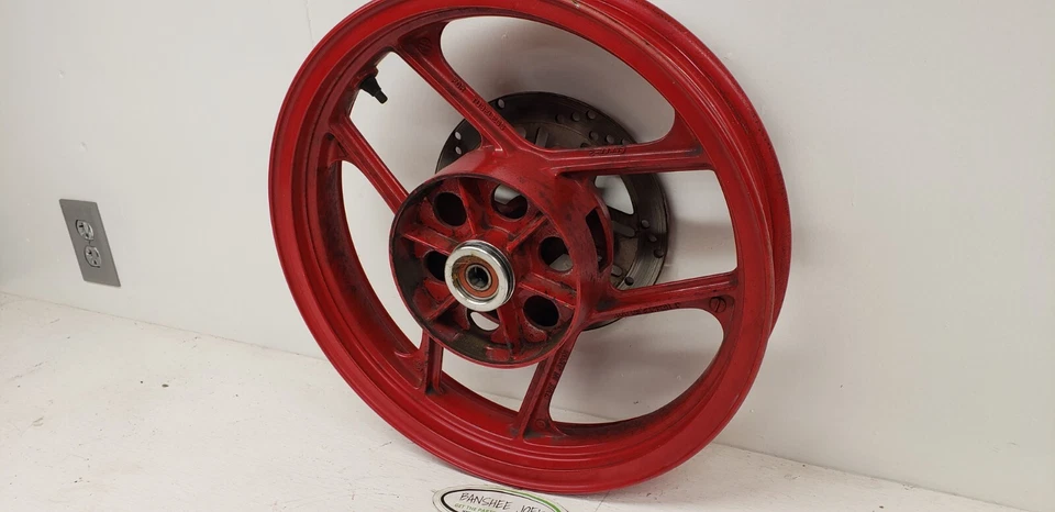 1988-2007 Kawasaki Ninja 250R Rear Wheel Red #41073-1366-x4 - Image 2 of 4