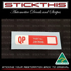 <!--F#f_0-->Wiper Motor Decal Sticker - Holden HQ HJ HX GTS Sandman Monaro (Preslite)<!--F/-->