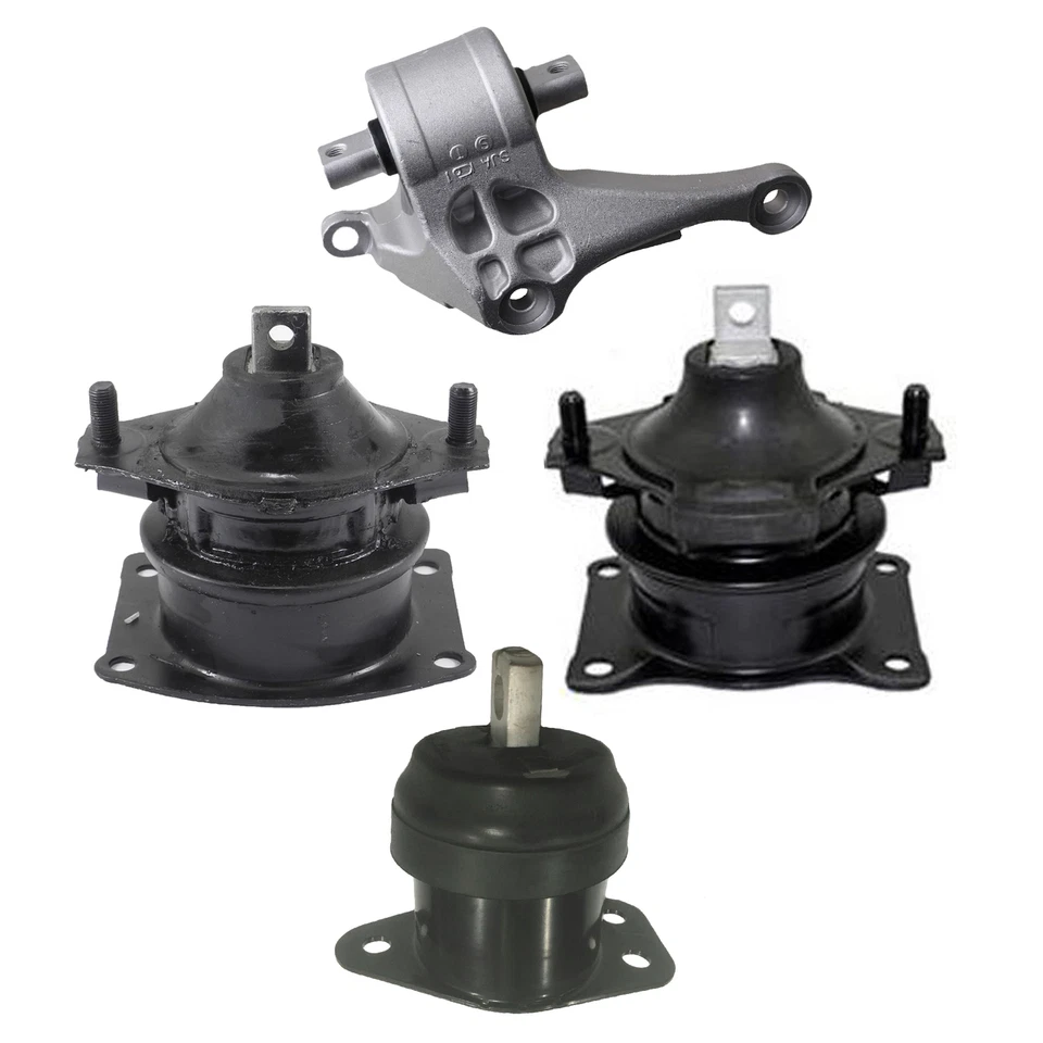 Montaje de motor hidráulico de calidad OEM y montaje de transmisión 4 piezas para 05-08 Acura RL 3,5 automático Foto 2 de 4