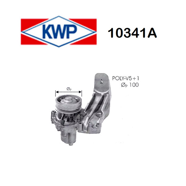KWP Wasserpumpe FüR Lancia Delta-Prisma 1.9 TD KWP 7589778-image