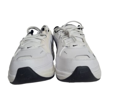 Nike Air Monarch IV (4E) White/Metallic Silver/Navy 416355 102