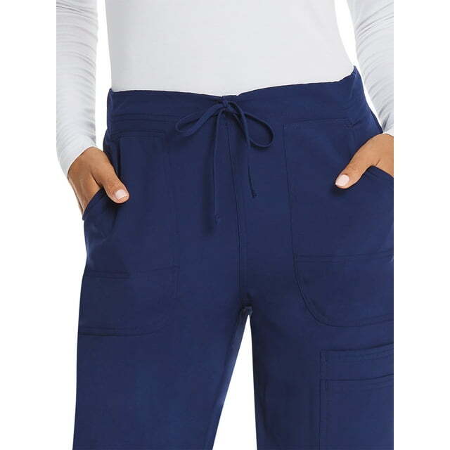 Scrubstar Cargo Scrub Pants Women's XS Navy Low Rise Core Essentials