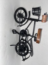 Home Decor Black Handmade Iron Cycle Home Decor Gift Decoration Miniature of Me