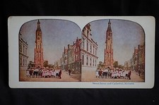 Stereo pair Original stereo image architecture historic peoples Holland 26