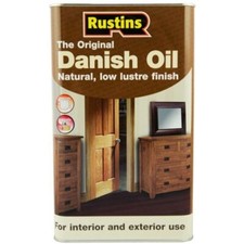 High Quality Danish Oil Rustins Gives Natural Soft Lustre Finish for all Woods