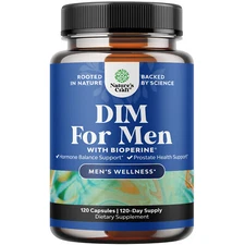 Advanced Diindolylmethane DIM Supplement for Men Estrogen Blocker Panax Ginseng