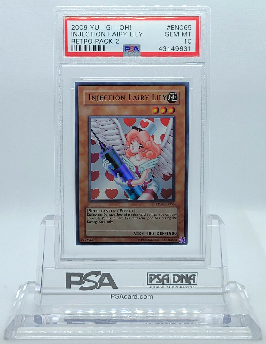 YUGIOH RP02-EN065 INJECTION FAIRY LILY ULTRA RARE HOLO PSA 10 GEM