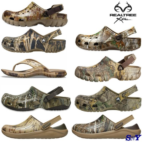 CROCS Classic REALTREE Camo Clog LightWeight Breathable Men's Size - Picture 1 of 32