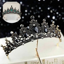 Party Champagne Crown Colours Prom 9 Tiara Queen Bridal Pageant Wedding Gold