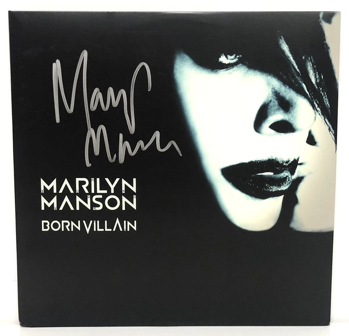 T-shirt Marilyn Manson Bornvillain Homme Noir - 100% Coton, Manches Courtes, Tailles S à 5XL