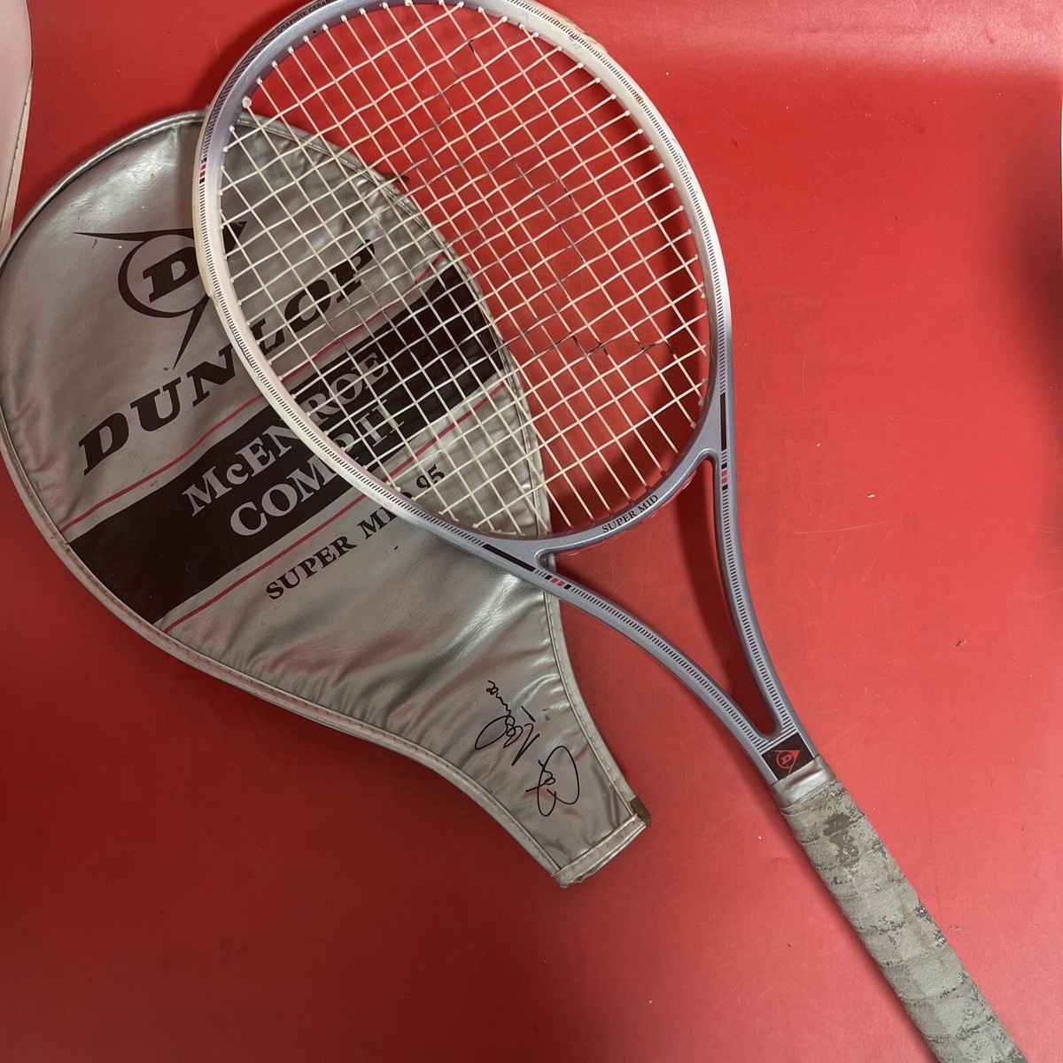 Raquette De Tennis Dunlop McEnroe – Modèle Bore/Graphite – Taille De Grip 4 3/8″