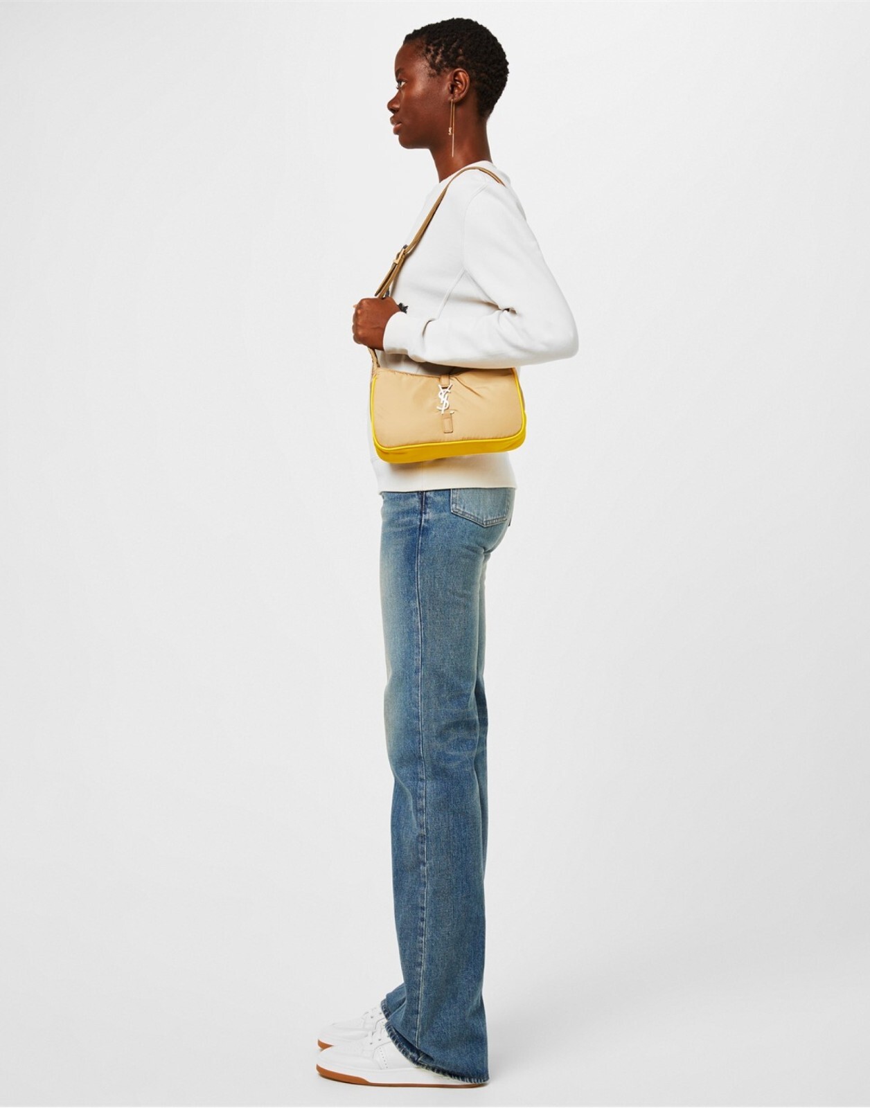 SAINT LAURENT LE 5 à 7 YSL LOGO SHOULDER BAG BORSA A SPALLA 733306FABI22697