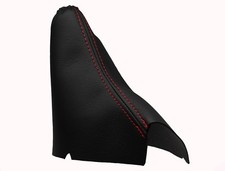 VOLVO S80 I (1998-2008) Soufflet Levier De Frein 100% Cuir - Couture Rouge