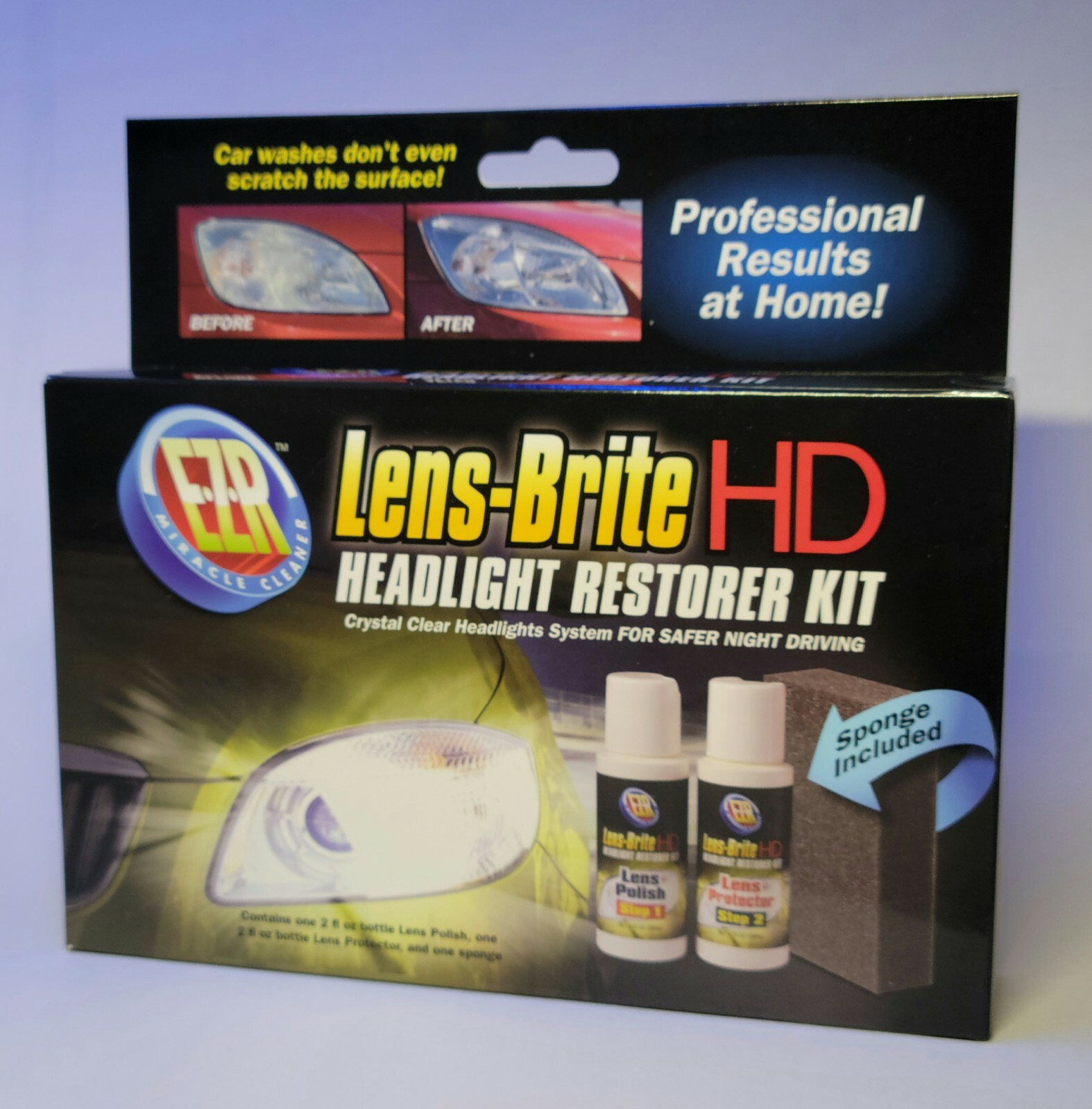 LensBrite HD HEADLIGHT RESTORER KIT (Pack 1) 819265004049 eBay