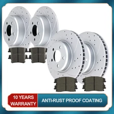 Front Rear Brake Rotors and Pads for RWD Charger Challenger Chrylser 300 Kits
